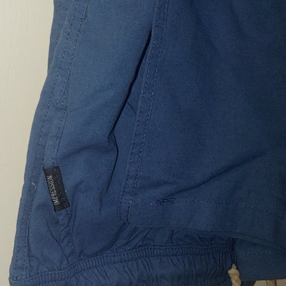 Linen Blend Lightweight Solid Casual Pants Drawstring Rope Pockets Elastic Waist - Picture 11 of 13